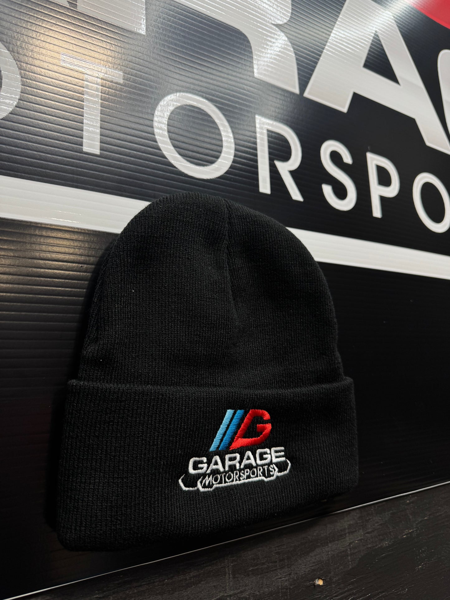 DG Motorsports Black Beanie