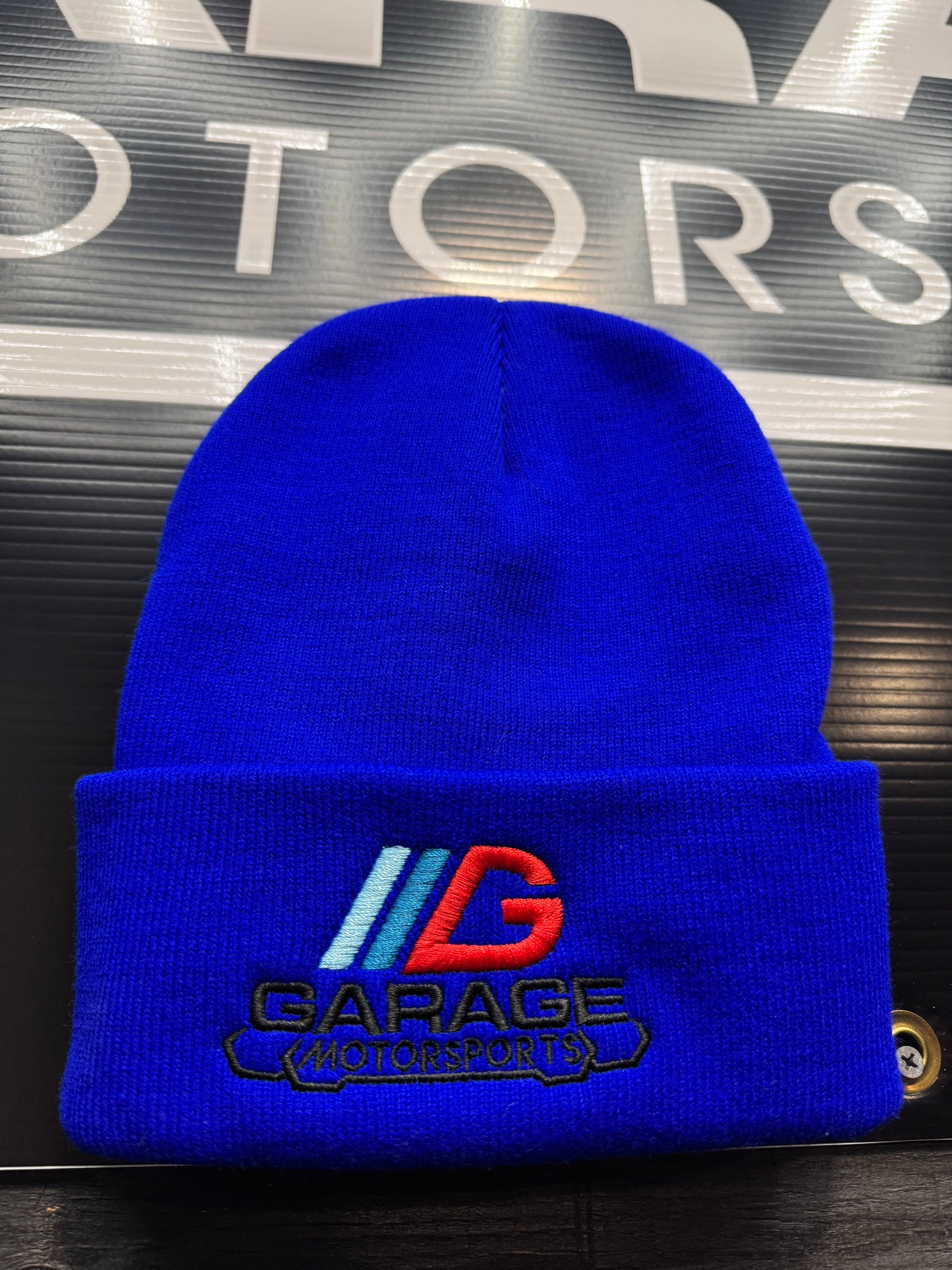 DG Motorsports Royal Blue Beanie